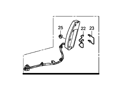 Honda 78055-TA6-A40 Module Assembly, Driver Side