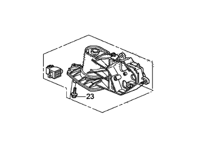 Honda 76257-TA5-A01 Bracket, L. (R.C.)