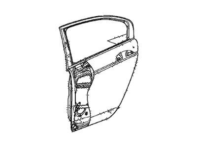 Honda 67510-TA0-A90ZZ Panel, R. RR. Door (DOT)