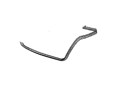 Honda 74865-TA1-J01 Weatherstrip, Trunk Lid