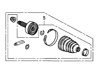 Honda 44014-TA0-A01 Set, Outbrd Joint