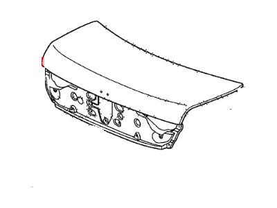 Honda 68500-TA5-A80ZZ Lid, Trunk (DOT)