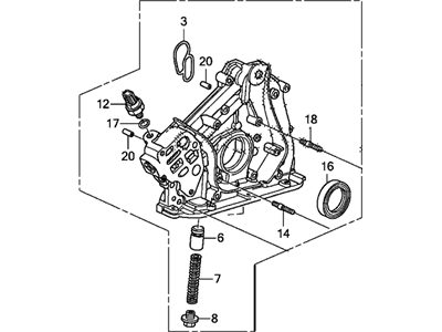 Honda 15100-R70-A02