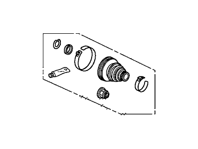 Honda 44017-TA0-A51 Boot Set, Inboard