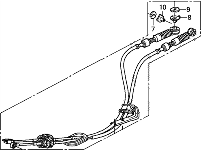 Honda 54310-TA0-A03 Wire, Change