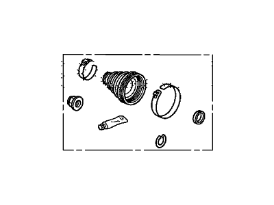 Honda 44017-TA0-A00 Boot Set, Inboard