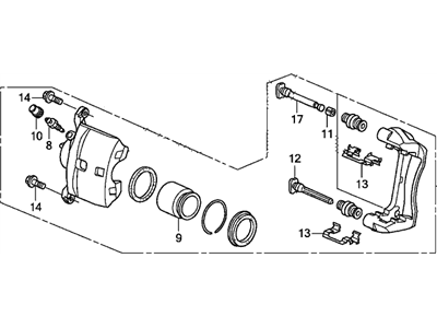 Honda 45018-T2F-A00RMN
