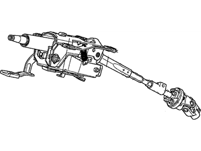 Honda 53200-TA0-A12 Column Assembly, Steering