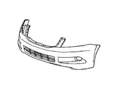 Honda 04711-TA0-A91ZZ Face, Front Bumper (Dot)