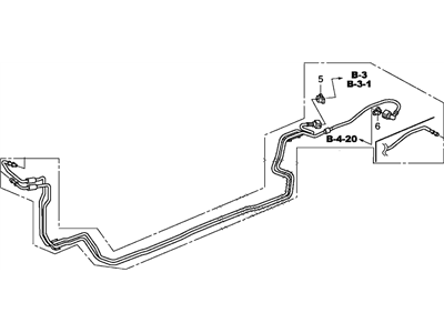 Honda 16050-TA0-L00 Pipe Assembly, Fuel