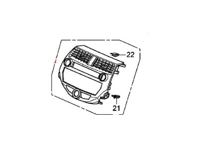 77250-TA0-A13ZK Honda Panel Assy., Center (Typea) Illustration 1 of 1