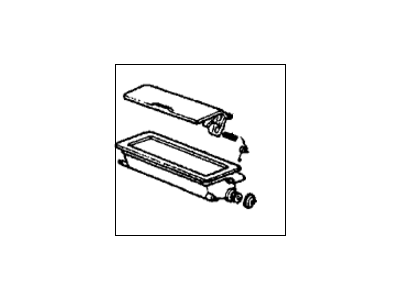 1987 Honda CRX Glove Box - 66410-SB2-671ZC