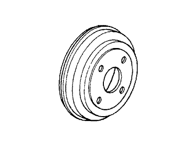 1986 Honda CRX Brake Drum - 42610-SB2-661