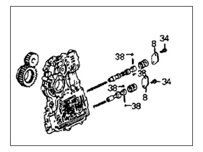 Honda 27105-PF0-305 Body Sub-Assembly, Main Valve