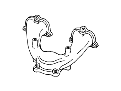 1987 Honda Civic Exhaust Manifold - 18100-PE0-010