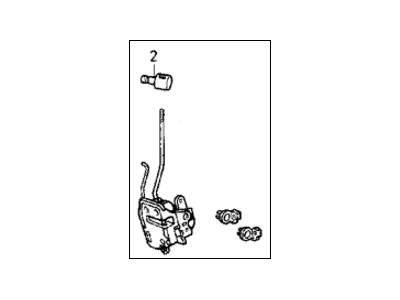 1985 Honda CRX Door Lock Actuator - 75450-SB2-661