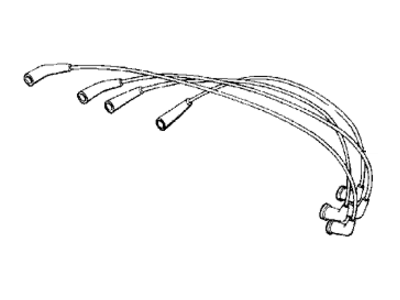 1985 Honda CRX Spark Plug Wire - 32722-PE7-660