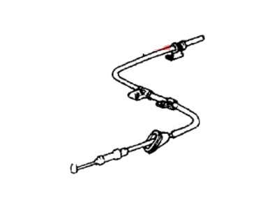 1985 Honda CRX Parking Brake Cable - 47510-SB2-023