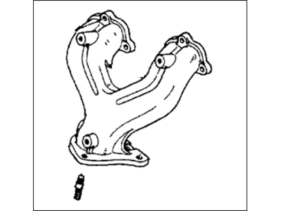 Honda 18100-PE7-661 Manifold Assembly, Exhuast