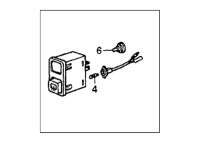 Honda 35500-SB2-681 Switch Assembly, Rear Defroster