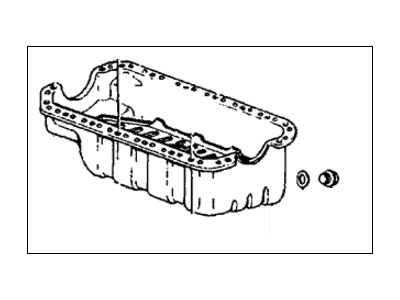 Honda 11200-PE0-030 Pan, Oil