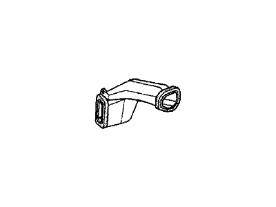 Honda 66921-SB2-000 Duct, L. Side Defroster