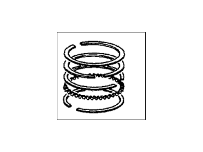 1986 Honda CRX Piston Rings - 13011-PE1-722