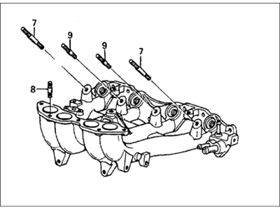 Honda CRX Intake Manifold - 17100-PE7-660