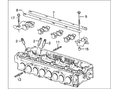 1985 Honda CRX Cylinder Head - 12100-PE1-720