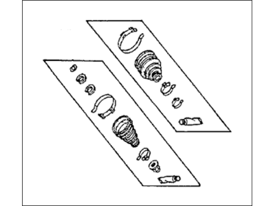 Honda CRX CV Boot - 44018-SB2-A00