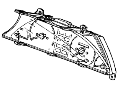 1984 Honda CRX Speedometer - 37100-SB2-671