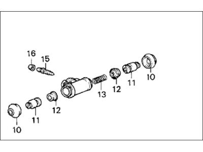 Honda CRX Wheel Cylinder - 43300-SB2-003