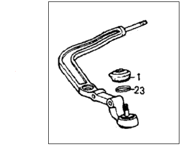 1985 Honda CRX Radius Arm - 51351-SB2-672