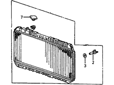 Honda Civic Radiator - 19010-PE1-676