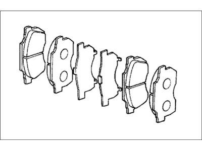 1985 Honda Civic Brake Pad Set - 45022-SB2-671