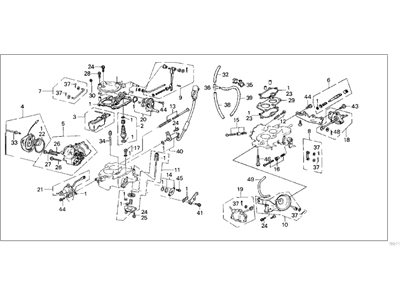 Honda Civic Carburetor - 16100-PE1-737