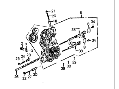 1985 Honda CRX Valve Body - 27000-PF0-010