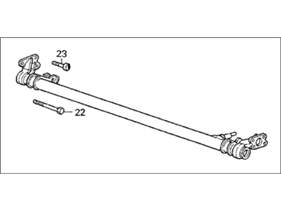 Honda 42100-SB2-660 Beam Assembly, Rear Axle