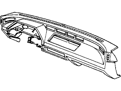 Honda CRX Instrument Panel - 66821-SB2-673ZB
