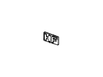 Honda CRX Emblem - 87303-SB2-660