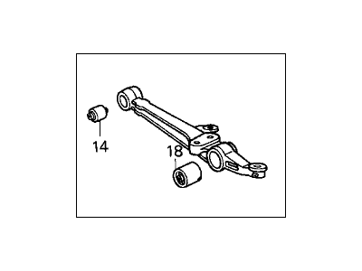 Honda 51365-SV4-000 Arm, Left Front (Lower)