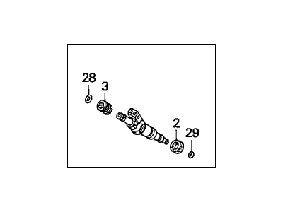 1994 Honda Accord Fuel Injector - 06164-P0A-A00