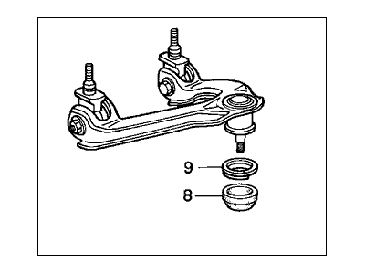 Honda 51460-SV4-000 Arm Assembly, Left Front (Upper)