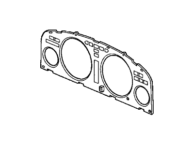 1994 Honda Accord Gauge Trim - 78171-SV1-A81