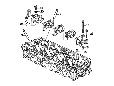 1994 Honda Accord Cylinder Head - 12100-P0A-000