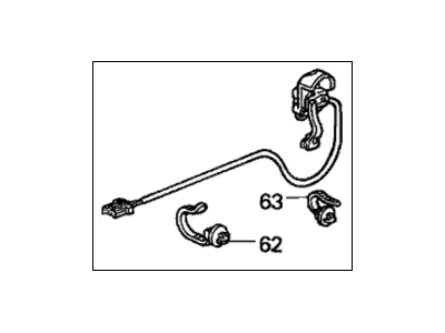 Honda 72182-SV2-A01 Switch Assy., L. Cylinder