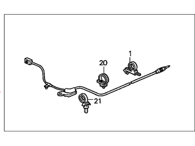 Honda Accord Antenna Cable - 39160-SV2-A01