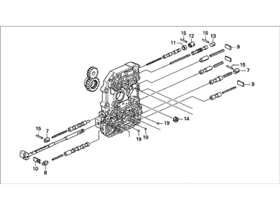 1996 Honda Odyssey Valve Body - 27000-P0X-020