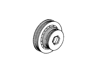 1996 Honda Odyssey Crankshaft Pulley - 13810-P0A-003