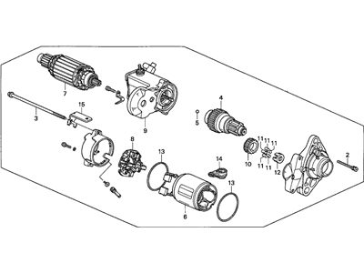 1995 Honda Accord Starter Motor - 06312-P0A-003RM